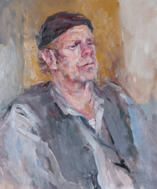 'Peter' 2024 oil on board 61x50cm