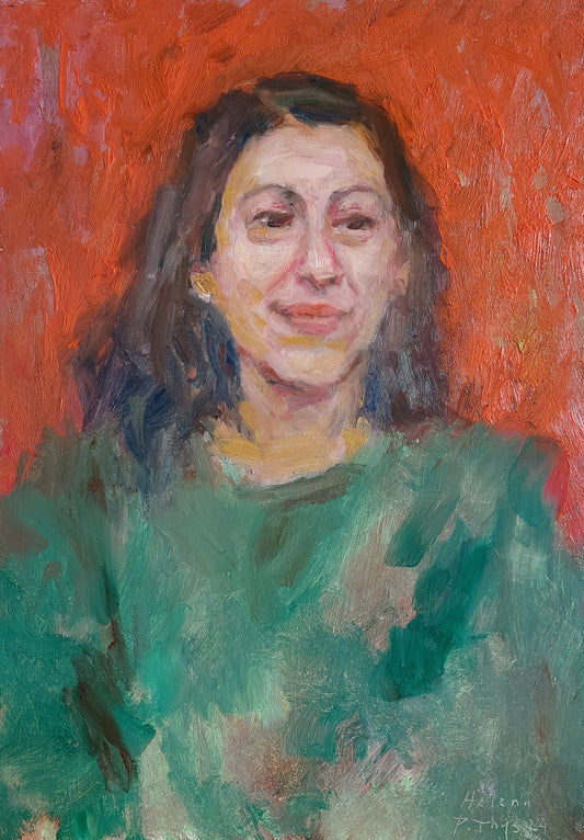 ‘Elena’ 2024 oil on board 61x42,5cm