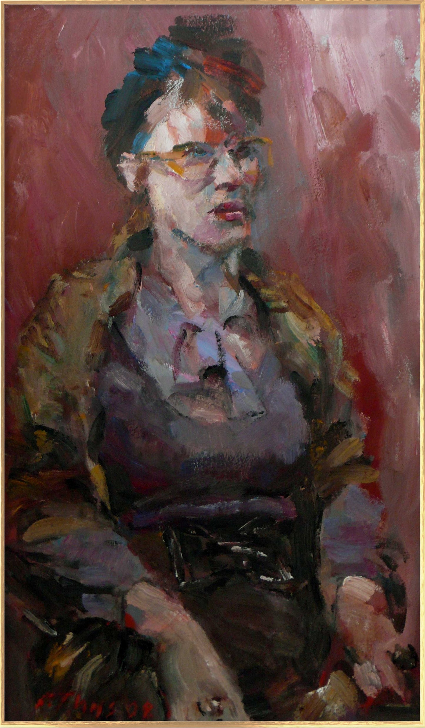 ‘Maria’ 2008 oil on board 61x36cm