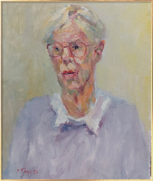 ‘Christine’ 2024 oil on plywood 61x50cm