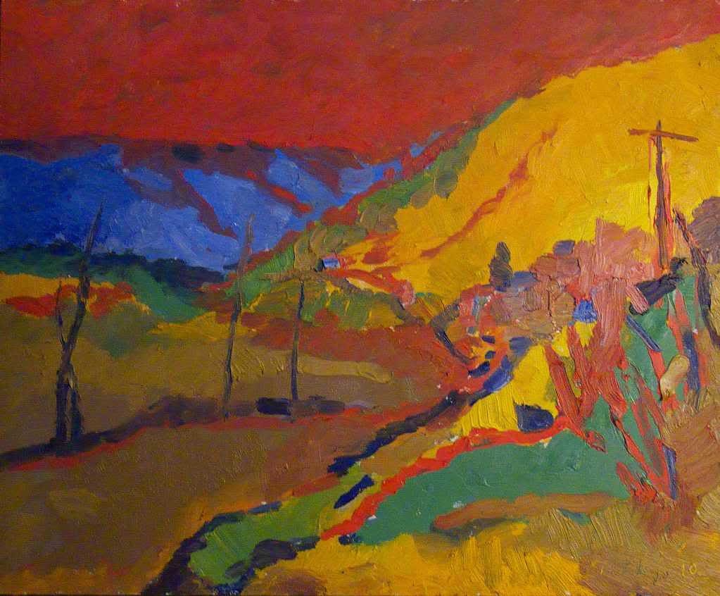 ‘painting landscape cantal’ peter thijs