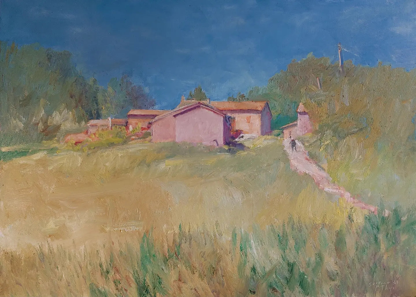 Tuscany Landscape Painting