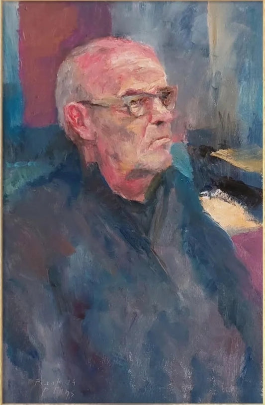 "Frank"
2024 oil on plywood 66×41cm