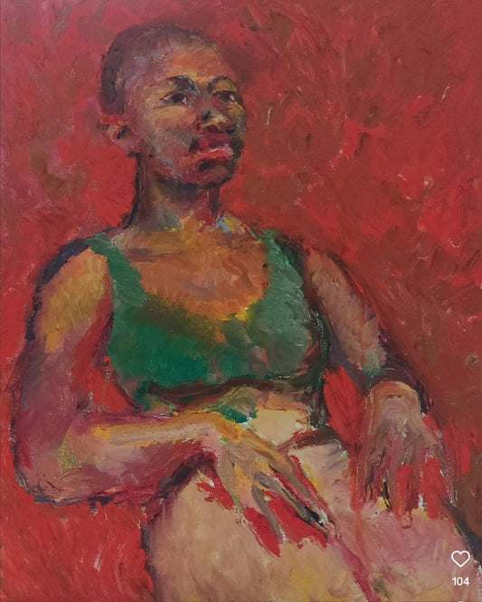 ‘Caribbean woman’ 2002
oil on linen 50x40cm