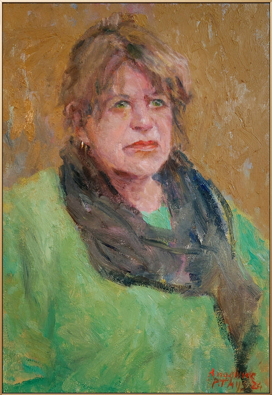 ‘Angeline’ 2024 oil on board 61x44cm