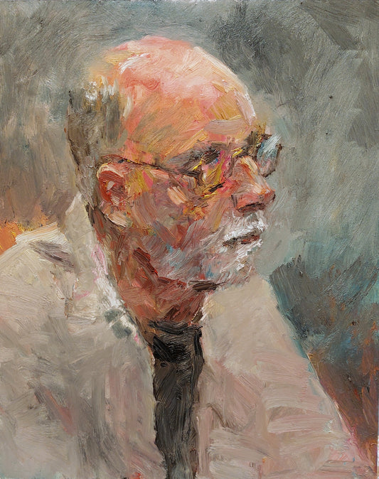 ‘Marcel’ 2025 oil on board 50x40cm