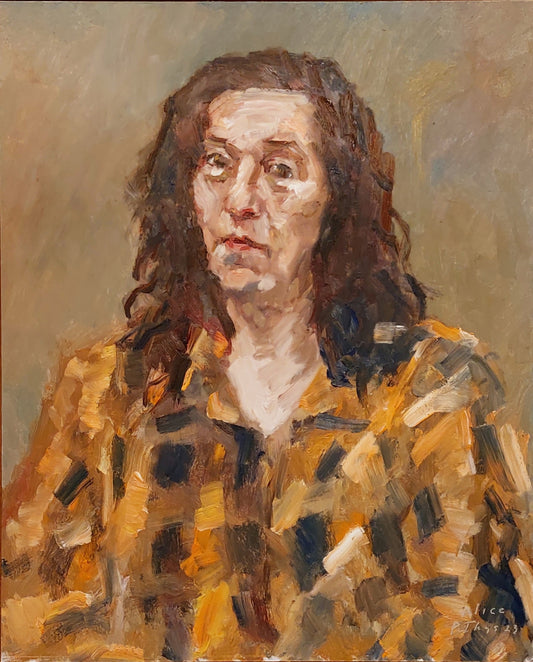 ‘Alice’ 2023 oil on board 60x51cm