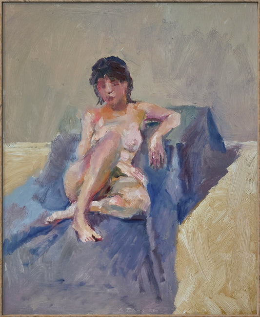 ‘Reclining Woman’ 2026
oil on board 
61x50cm