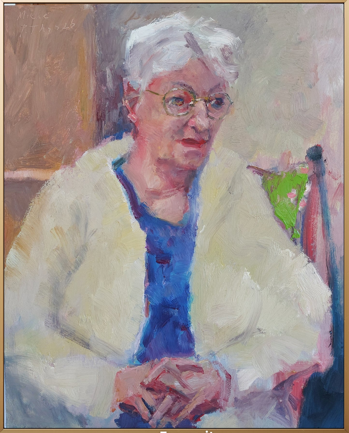 ‘Mieke’ 2026 oil on board 61x50cm