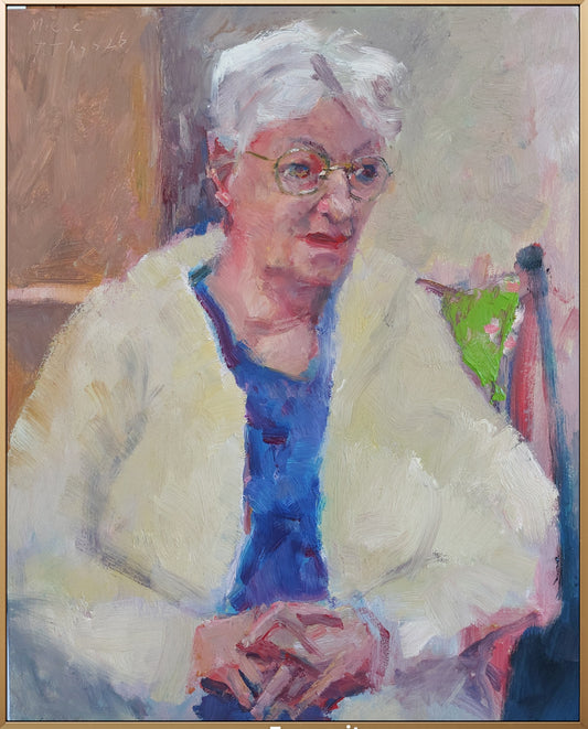 ‘Mieke’ 2026 oil on board 61x50cm