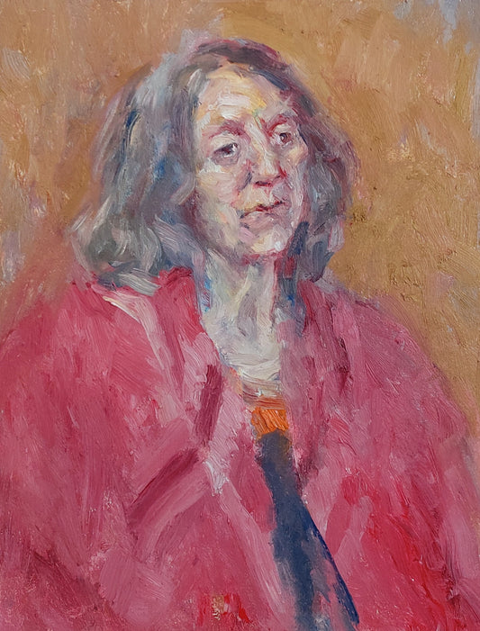 ‘Annemiek’ 2024 oil on plywood 63x50cm