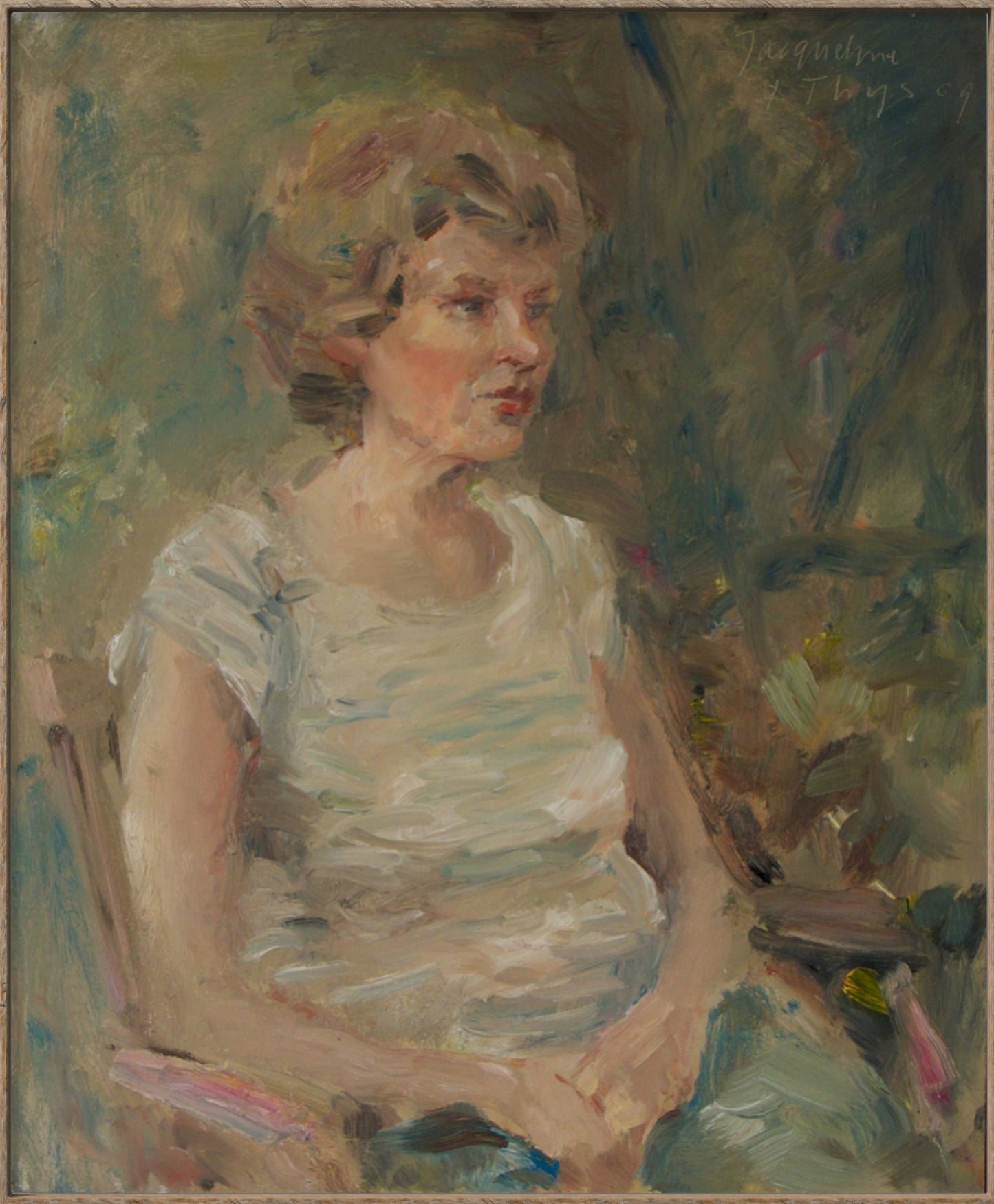 ‘jacqueline’ 2009 oil on board 61x50cm
