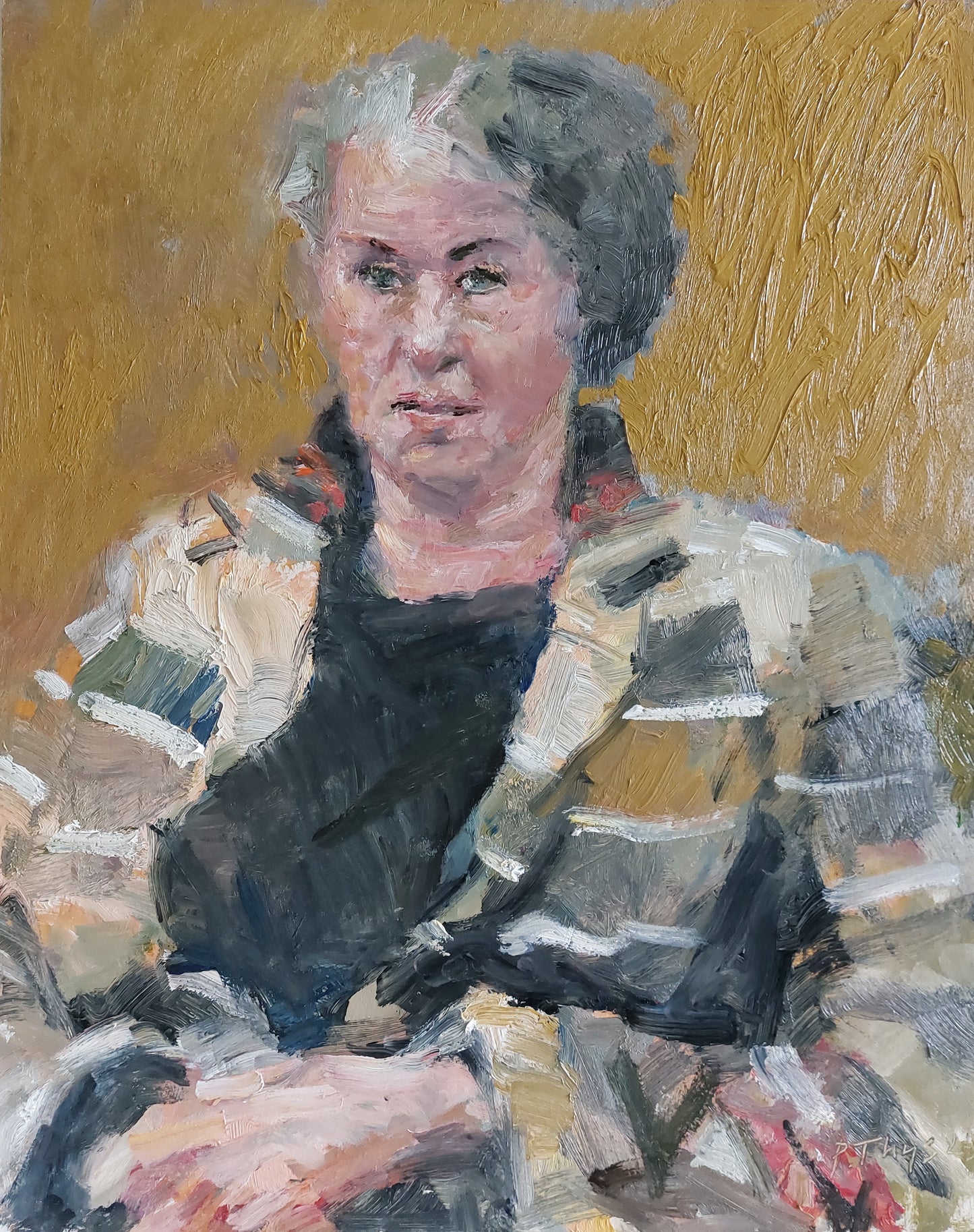 ‘Thea’ 2025 oil on board 50x40cm