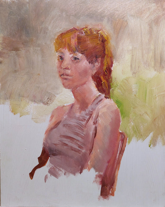 ‘Lara’ 2025 oil on board 50x40cm