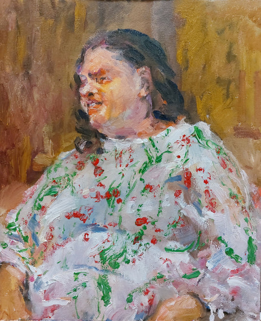 ‘Carolien’ 2025 oil on board 61x50cm