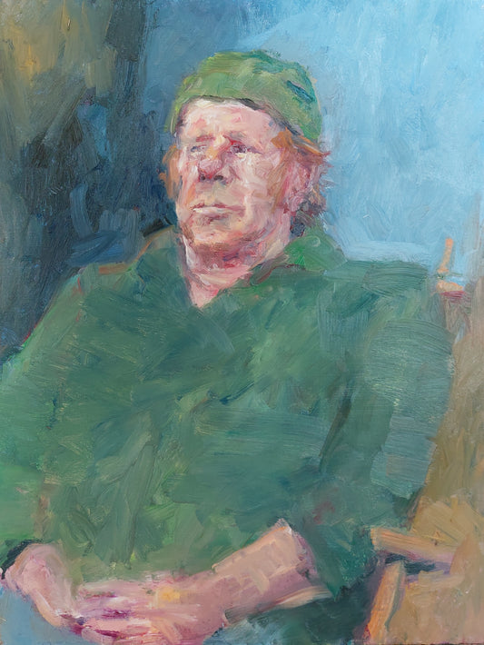 'Peter' 2025 oil on board 57×43cm