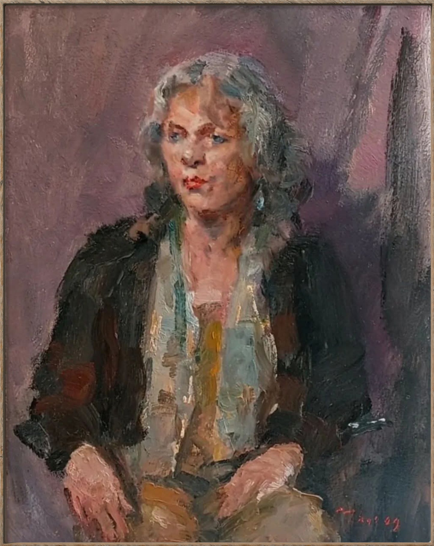 ‘Marianne’ 2009
64x50cm oil on board