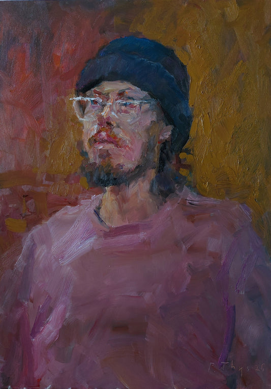 ‘Xander’ 2025
oil on board 
61x50cm