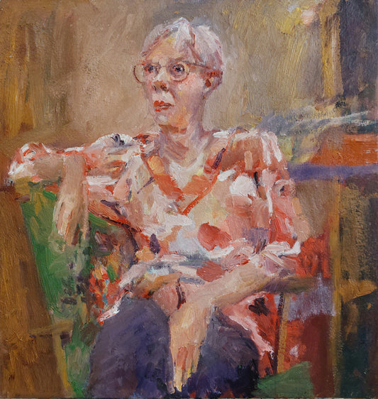 ‘Christine’ 2026 oil on plywood 61x58cm