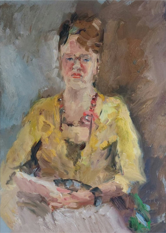 ‘Maria’ 2010 oil on board 70x50cm