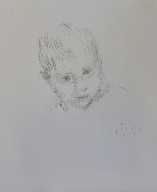 'Boris' 2026
Pencil on paper 46x38cm