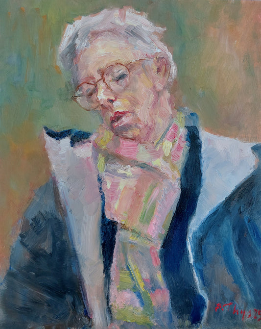 ‘Christine’ 2025 oil on board 50x40cm