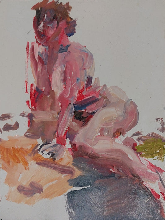 ‘Model study’ 2010 oil on board 34x25,5cm