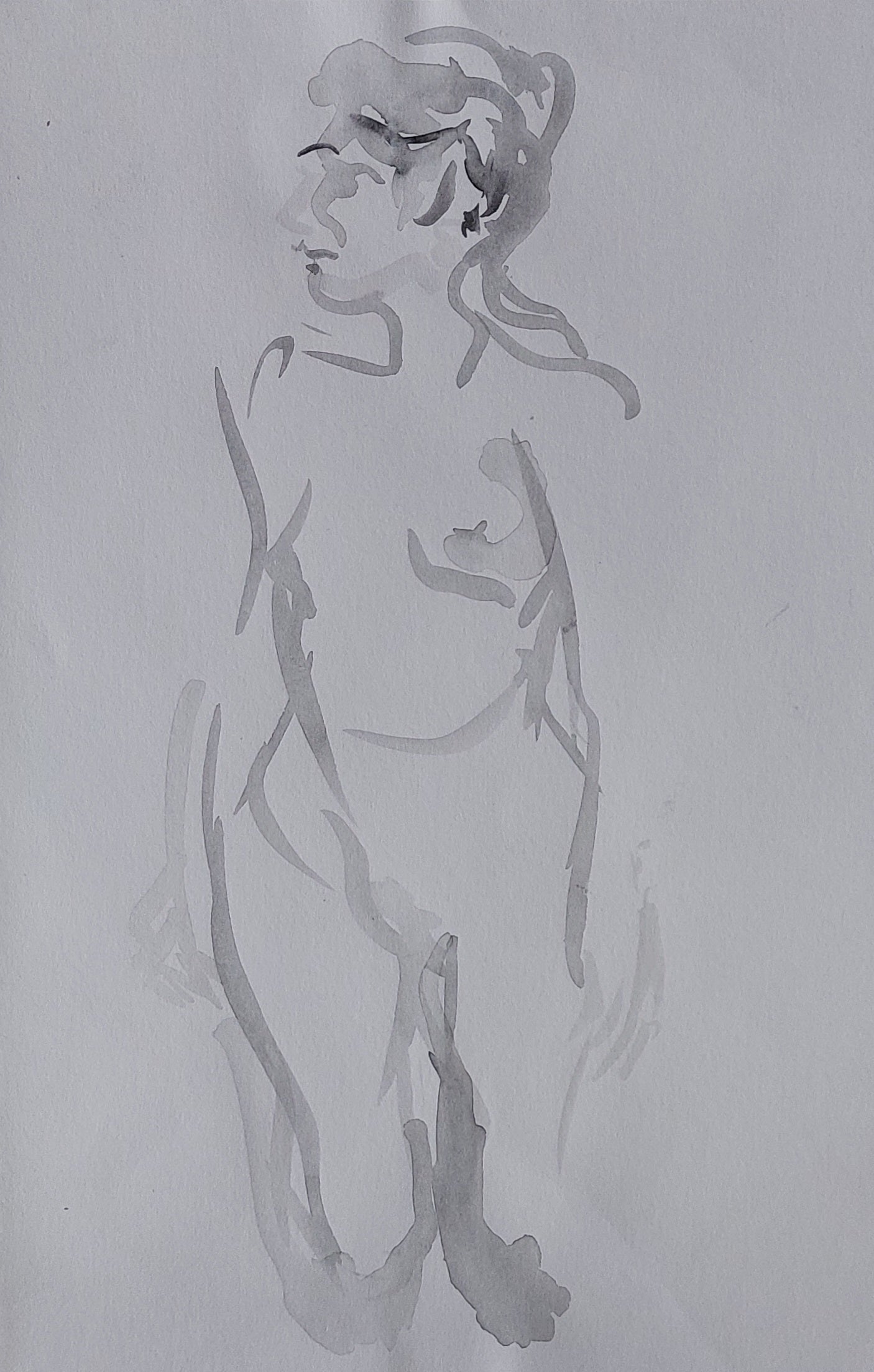 'Figure study' 1998
Ink on paper 40x29cm