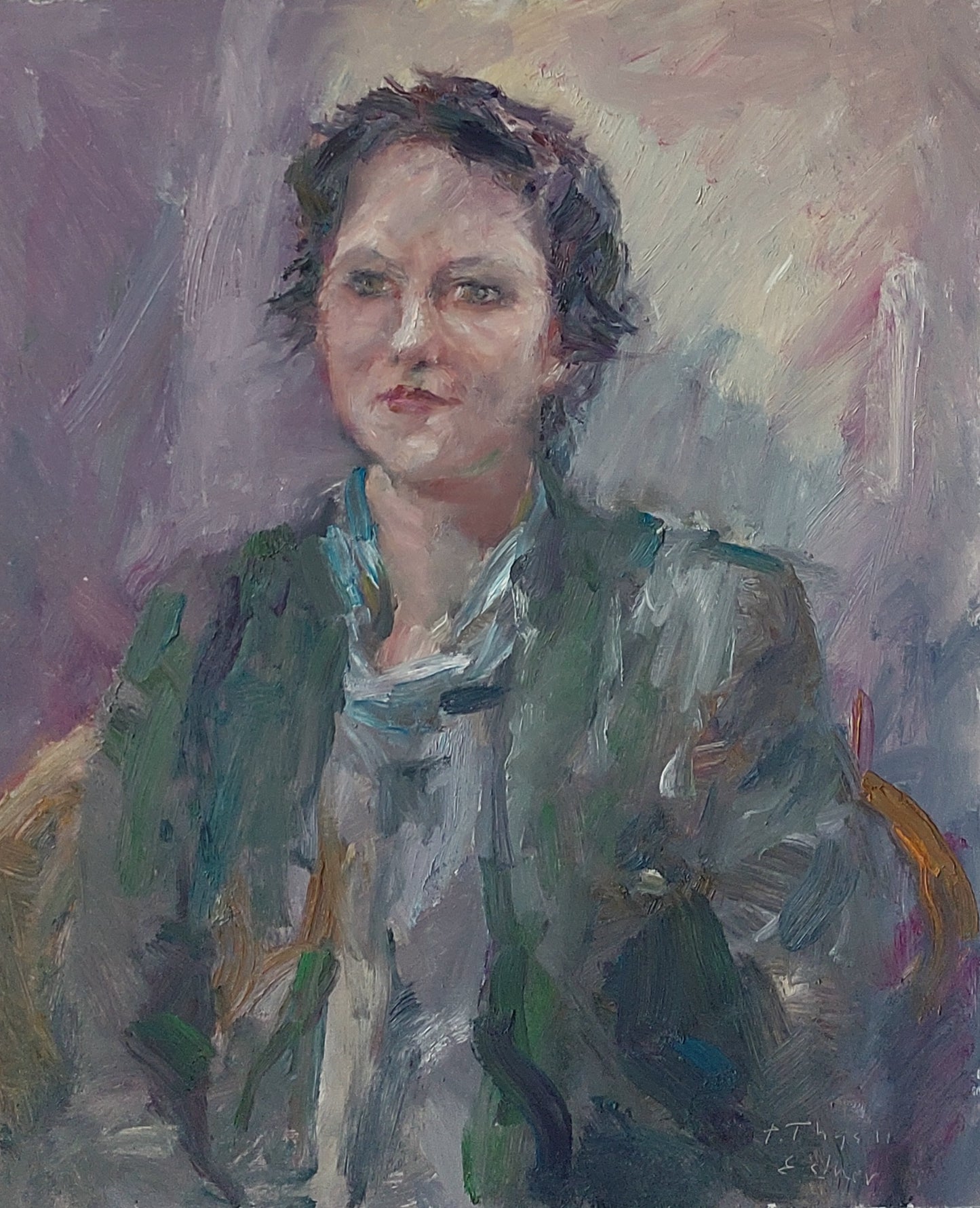 ‘Esther’ 2011 oil on board 61x50cm