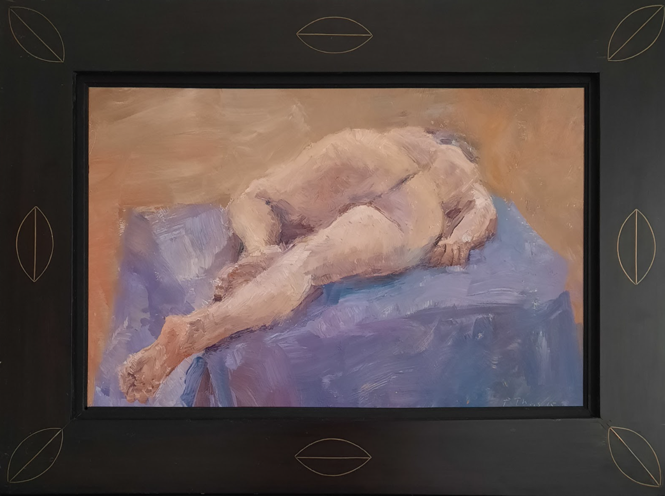 ‘Figure study’ 2015 oil on board 43x61cm