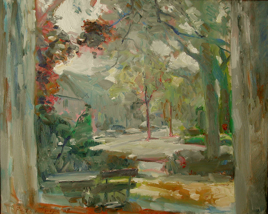 ‘View from a window’ 2003 oil on canvas  110x130cm